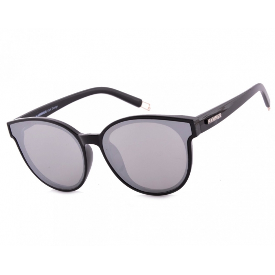 Damskie okulary przeciwsłoneczne Kocie HM-1605A czarne lustrzane